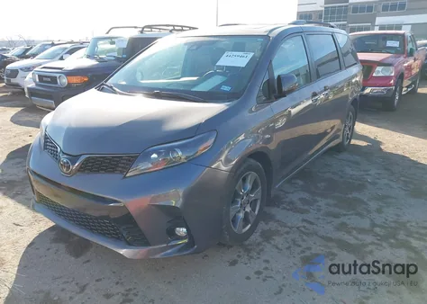 2020 Toyota Sienna Se from USA, damaged, VIN 5TDEZ3DC3LS249475